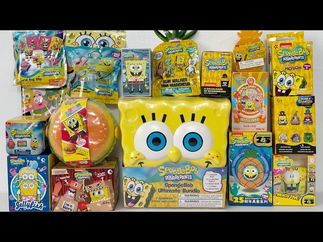 ASMR Toys SPONGEBOB SQUAREPANTS Oddly Satisfying Toy Collection Unboxing & Assembly