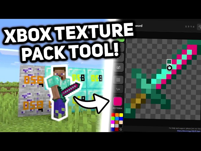 NEW TEXTURE PACK EDITOR FOR MINECRAFT XBOX RELEASED! Edit Any Texture! ModMate Method!