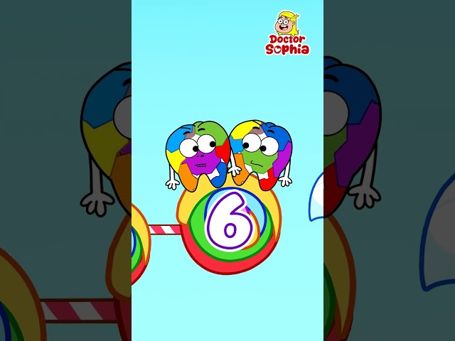 Fun Counting 1-10 with Brush Your Teeth | Learn To Count Numbers | Kids Songs #shorts