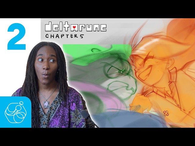 🔉Retelling All of Deltarune Chapter 5 in One Painting ✧ Draw With Me
