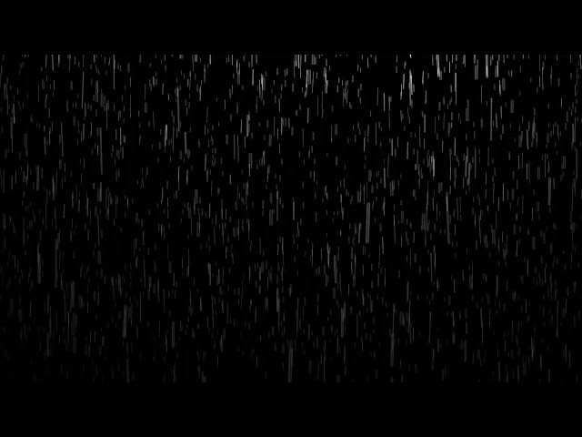 GENTLE Rain Sounds for Sleeping Dark Screen | 24 Hours NO ADS Relaxing, Sleep
