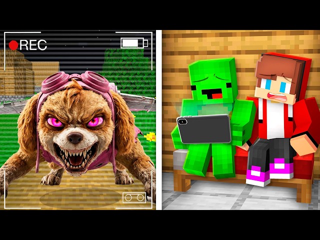 How Mikey and JJ got Sky.exe on Hidden Cameras in Minecraft at 3:00 AM !? - Maizen