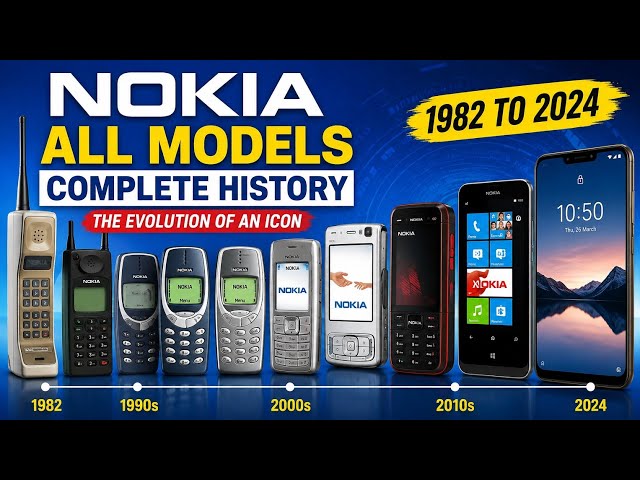 Nokia Mobile Phones Evolution | Every Nokia Phone Ever Made complete history 