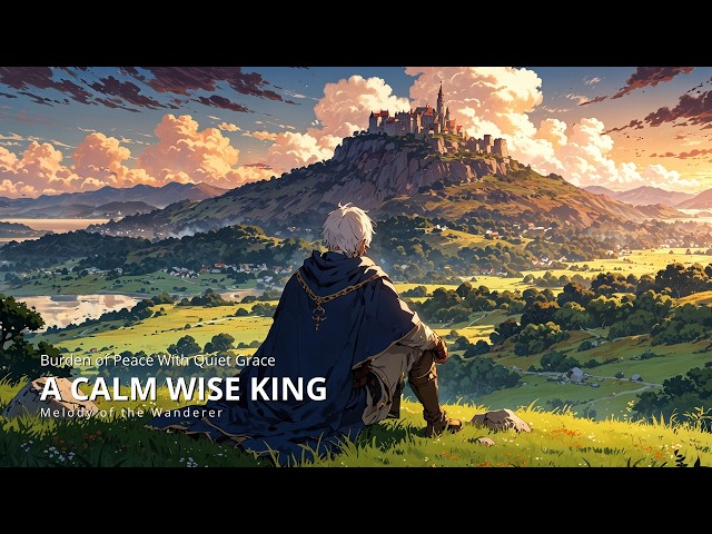 Relaxing Medieval Fantasy Study Music – Deep Focus and Relaxing | Wise King From a serene hill