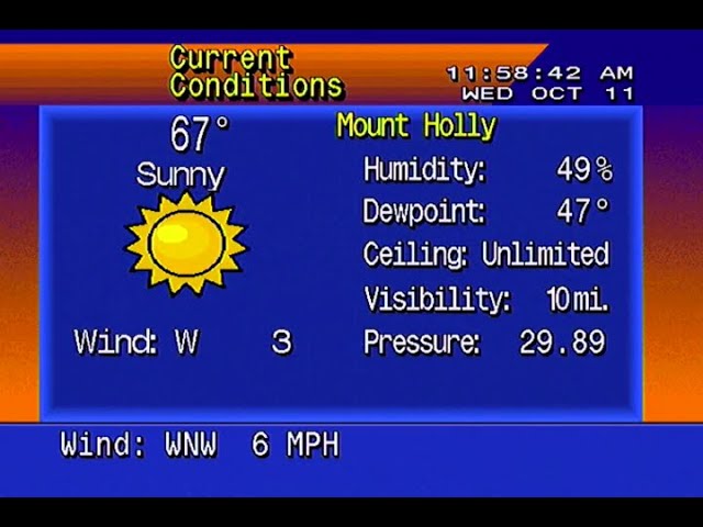 🔴 Mount Holly, New Jersey NJ - Live Weather Information - (Star 4000)