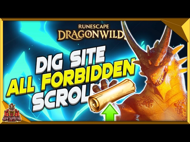 RuneScape Dragonwilds How To Complete Dig Site Quest - All 4 Forbidden Scroll Locations Fast