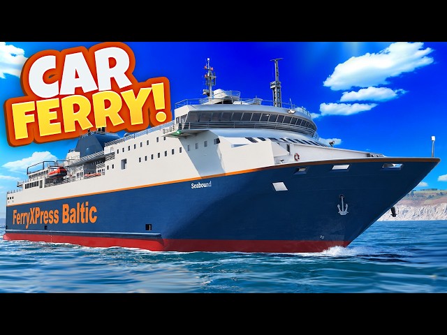 I Operated a MASSIVE Car Ferry in Professional Ship Simulator!