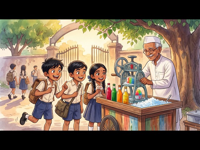 स्कूल की छुट्टी और बर्फ का गोला | School Story