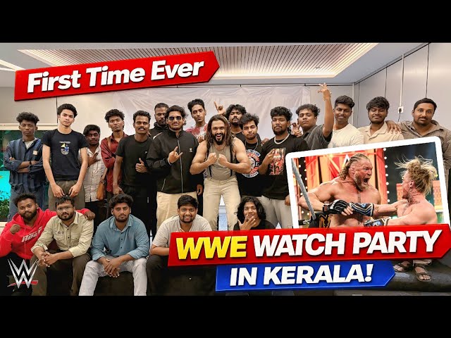 ROYAL RUMBLE 2026 REACTION🔥🔥 WWE WATCH PARTY FIRST TIME EVER IN KERALA, INDIA📍!!!