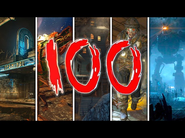 Round 100 on Every Bo2 Zombies Map Marathon