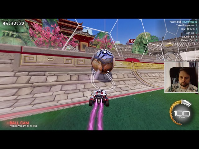 ♪ learning flip resets for 100 hours  ♪ #Rocketleague