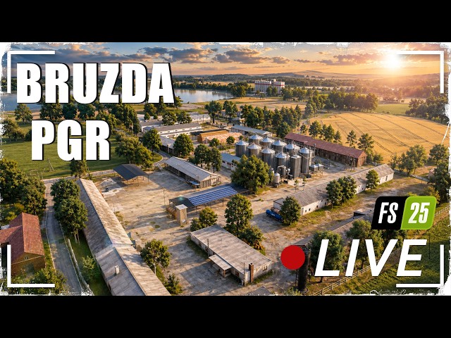 🔴𝐋𝐈𝐕𝐄 | Wbij majster pogadać! PGR Bruzda ❎Odrabiamy Godziny! 😎 #farming  2zł-1min dł.live