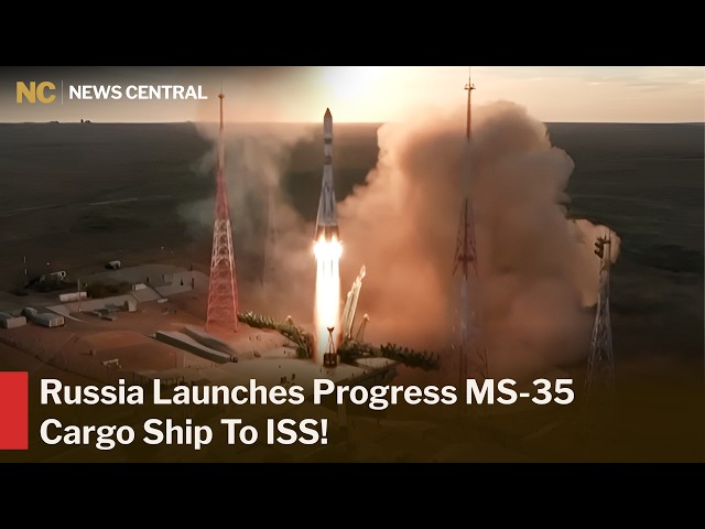 HISTORIC SOYUZ-2.1b MISSION: Russia Launches Progress MS-35 Cargo Ship With Supplies For ISS | AI1Z