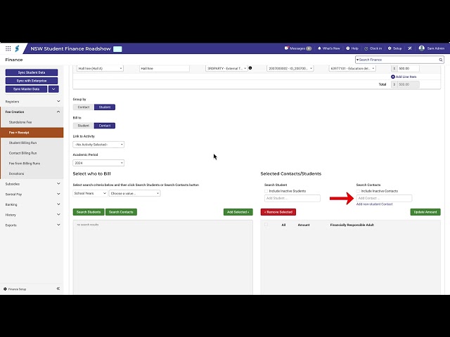 Sentral Finance | How to receipt payments from non-student contacts