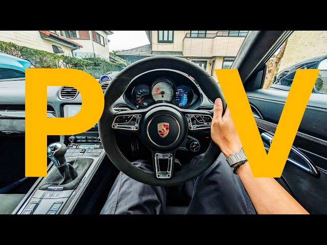 POV: вы работаете в прокате JDM-автомобилей в Японии, притворяясь владельцем Porsche 718 Cayman G...