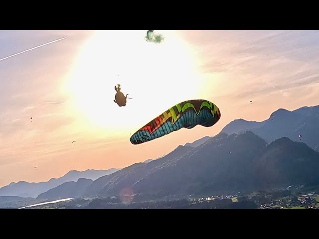Pit Stops in the air 😎 - Acro Paragliding | Kössen Testival 2025