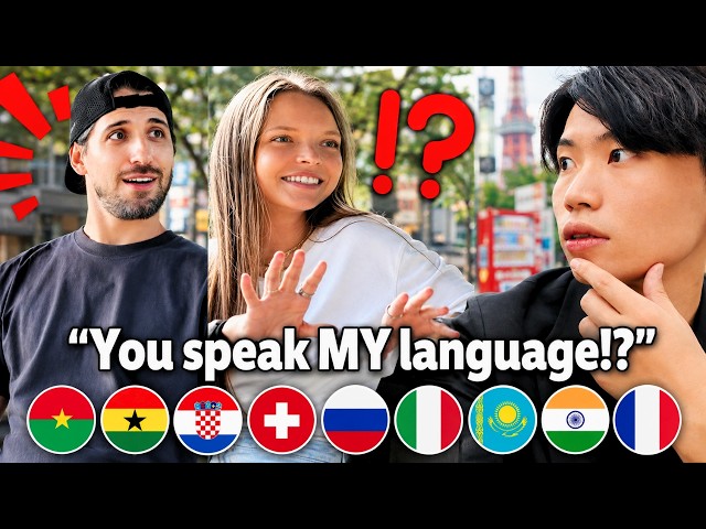 Foreigners in Tokyo Couldn’t Believe I Spoke Their Language!
