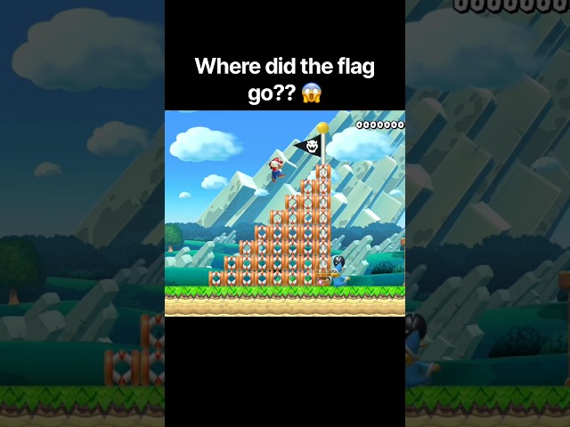 The Flag Disappears In Mario Maker 2 #mario #shorts #memes