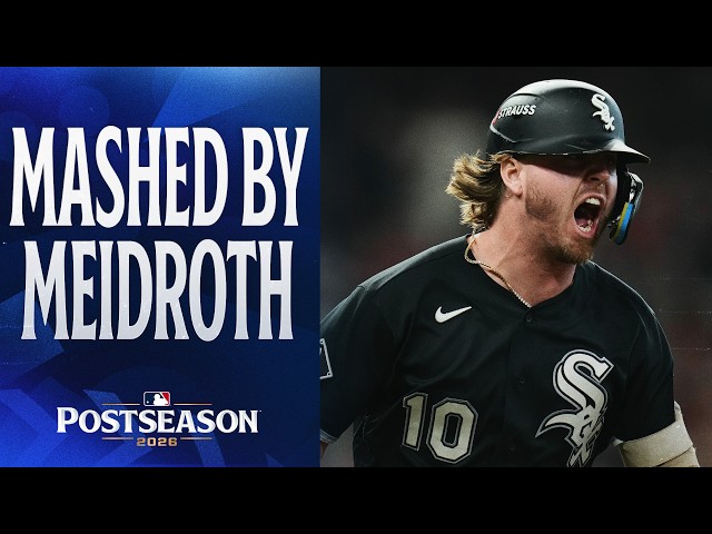 Chase Meidroth UNLOADS on a three-run home run for the White Sox! 😤 | MLB Highlights