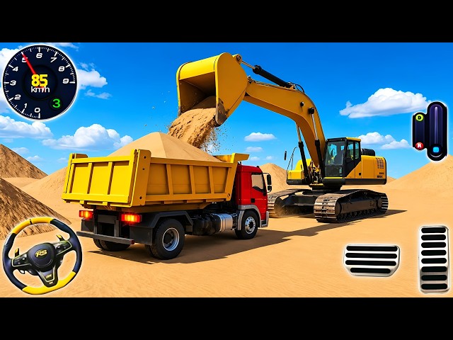 Railroad Builder Simulator 3D - Highway Excavator Construction JCB - Android GamePlay