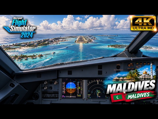 🔥 DLSS 5 + RTX 5090 IS INSANE! 🤯 | Maldives Landing 🇲🇻 | MSFS 2024