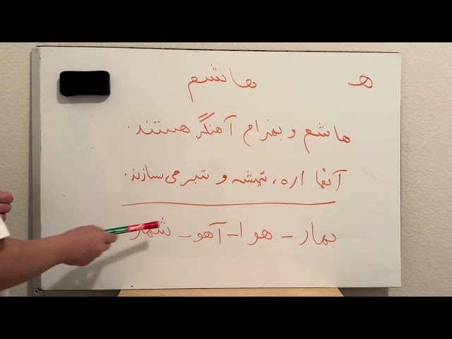 Learning the Letter 'H' with Hashem: A Lesson for Children and Dari-Farsi Learners