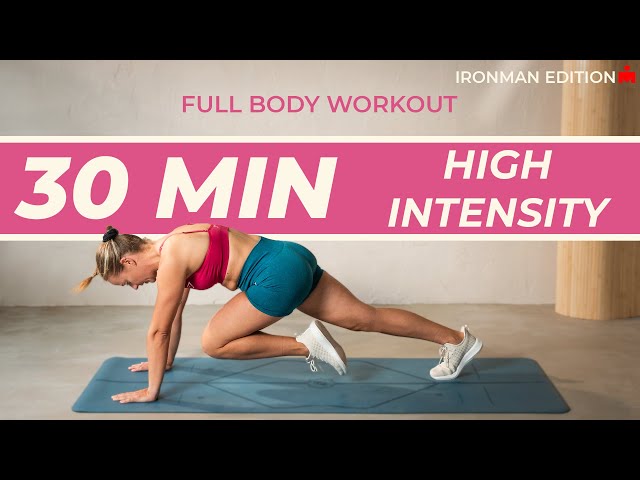 30 min IRONMAN Themed HIGH INTENSITY WORKOUT | NO REPEATS | No Equipment