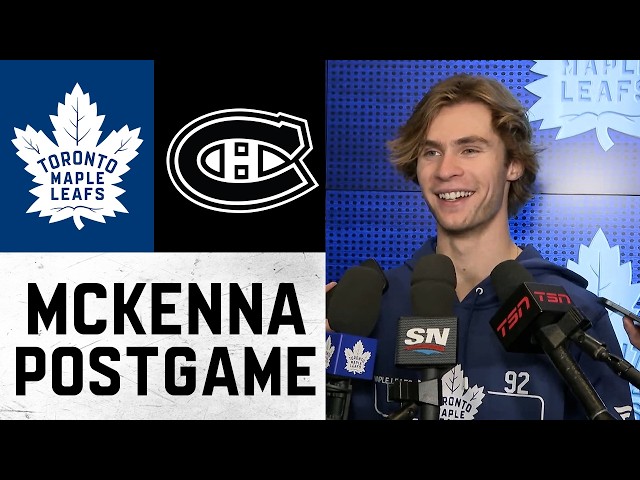 Gavin McKenna | Post Game vs Montreal Canadiens | September 19, 2026