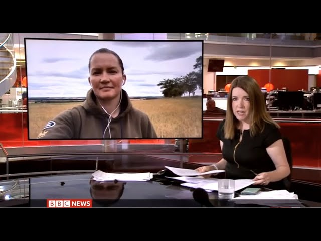 Amy Geddes - Arbroath Live on BBC News Climate Change Report
