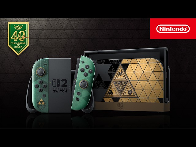 Nintendo Switch 2 The Legend of Zelda 40th Anniversary Edition – available October 29th