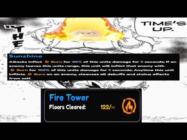 OUT OF THE META? WHO DECIDED THAT? FIRE Elemental Tower GUIDE (Escanor Guide for lazy readers)