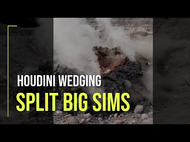 Houdini Wedging: Split Big Sims Into Smaller, Manageable Ones