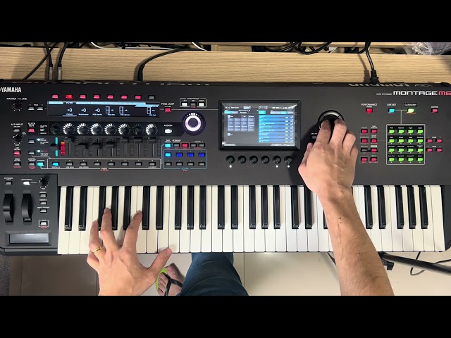 Super sound pack of MOTIF-ES, DX-7, Nord, Roland, Korg and Worship for Yamaha Montage M