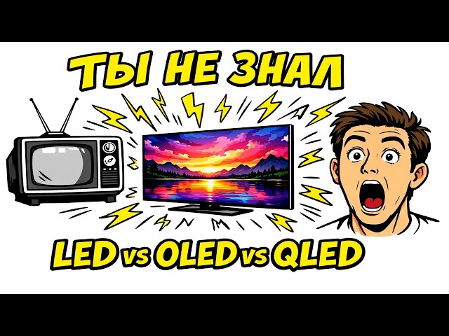 LED, OLED, QLED — производители не хотят чтобы ты это знал