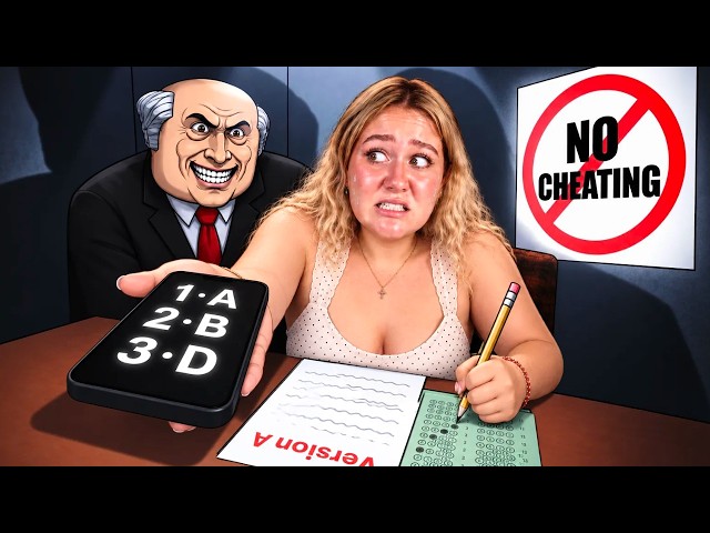 ROBLOX CHEAT DURING A TEST...