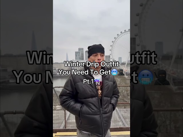 Winter Drip Outfit😮‍💨☔️⬆️SUBSCRIBE FOR DAILY DRIPPY CONTENT💦Follow my other Social Medias #shorts