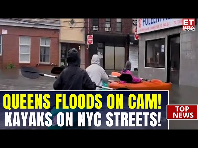 New York Floods: Kayaks On Queens Streets As Powerful Nor’easter Swamps Coastal Areas | Watch