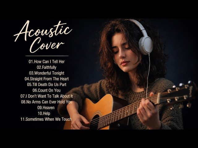 Beautiful 70s 80s 90s Soft Rock Acoustic Covers ( Girl Vocal ) - Greatest Love Songs Playlist