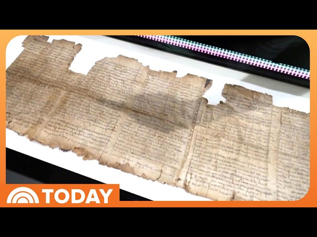 Get a Rare Look at One of the Original Scrolls of the Old Testament