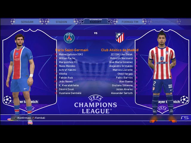 PES 2017 New Kitpack Season 26/27 – UCL & UEL Support All Patch