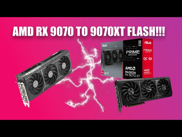 RX 9070 to 9070XT BIOS FLASH - Software Flasher