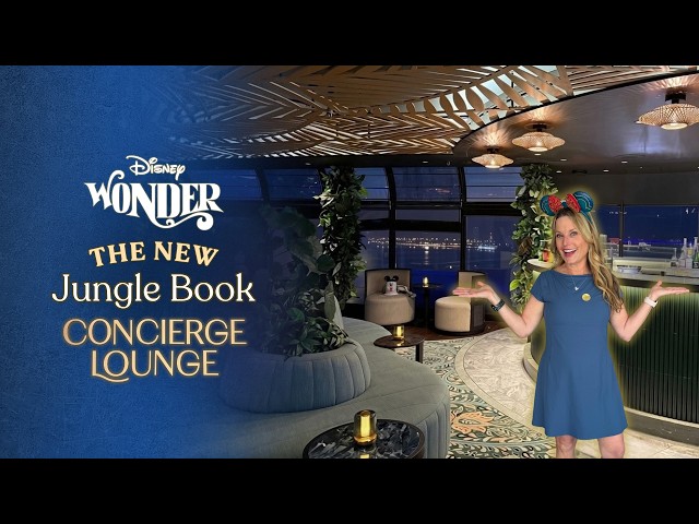 NEW "Jungle Book" Themed Concierge Lounge | Disney Wonder | Disney Cruise Line | Concierge Full Tour
