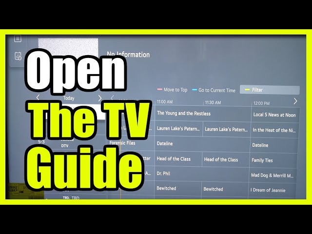 How to open your TV Guide on your LG TV (Easy Tutorial)