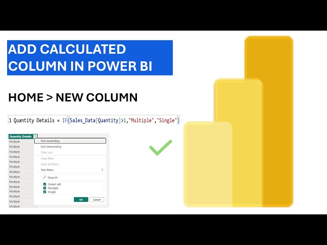 15 Add Calculated Column using DAX in Power BI | POWER BI TUTORIAL IN ENGLISH