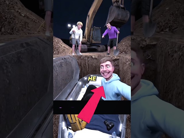 MrBeast Was Buried Alive for 50 Hours 😱 #Shorts