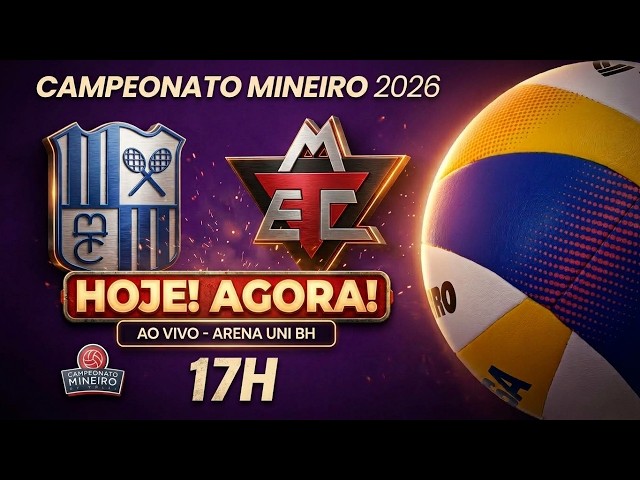 MINAS X MACKENZIE AO VIVO | CAMPEONATO MINEIRO DE VÔLEI FEMININO 2026 | ARENA UNIBH