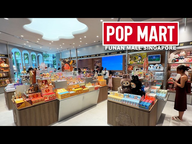 POP MART Funan Singapore Store Walkthrough! From Labubu to Skullpanda