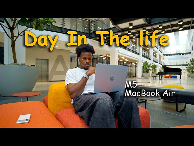 Real Day in the Life with the M5 MacBook Air!