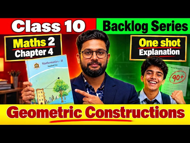 10th Maths 2 | Chapter 4 | Geometric Construction| One Shot | Backlog Series | JR Tutorials |