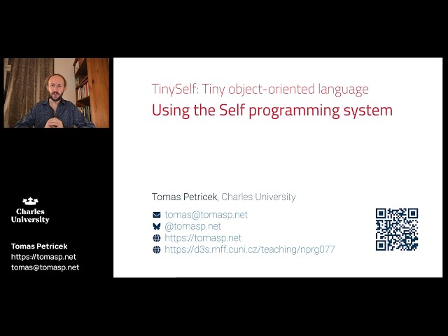TinySelf 6.2 - Using the Self programming system
